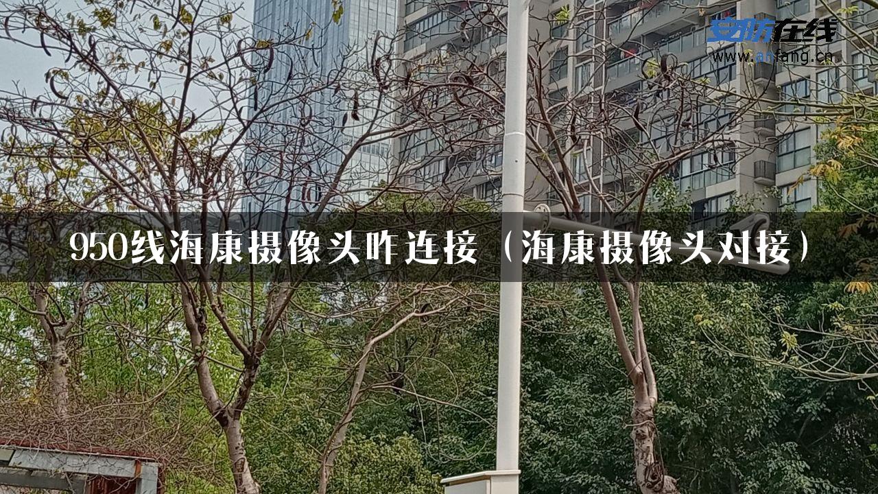 950线海康摄像头咋连接（海康摄像头对接）