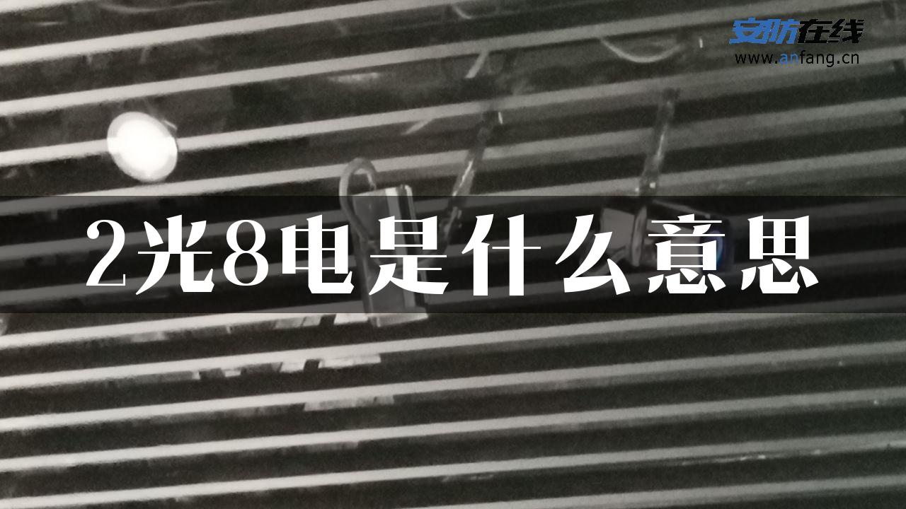 2光8电是什么意思