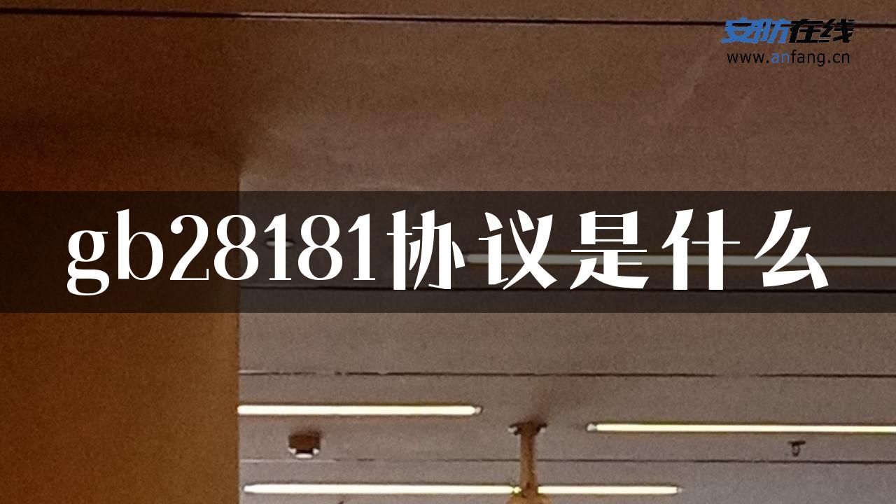 gb28181协议是什么