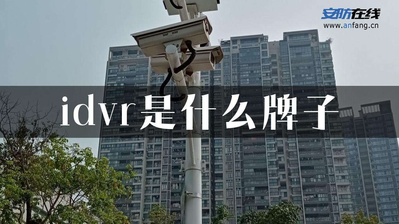 idvr是什么牌子