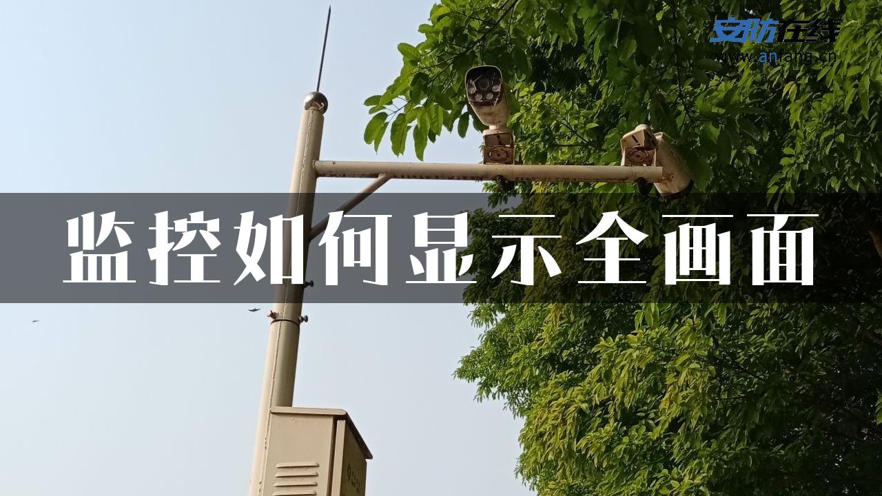 监控如何显示全画面