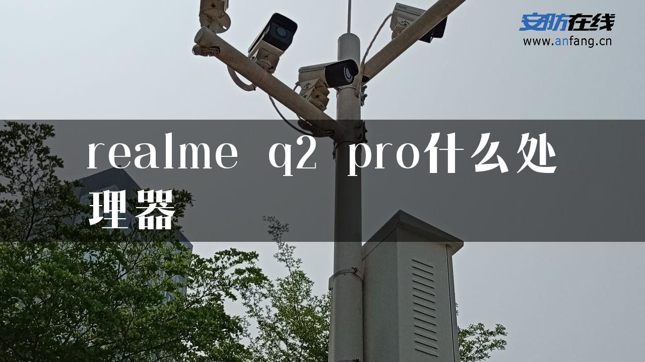 realme q2 pro什么处理器