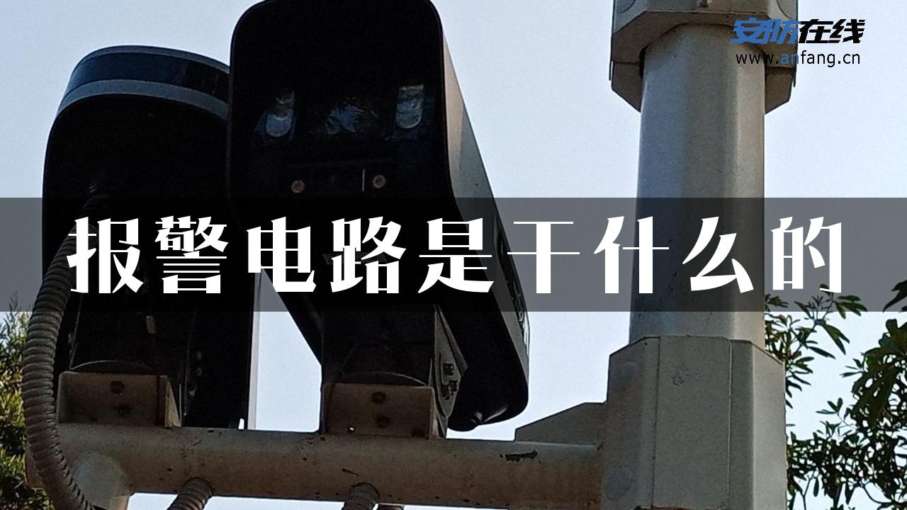 报警电路是干什么的