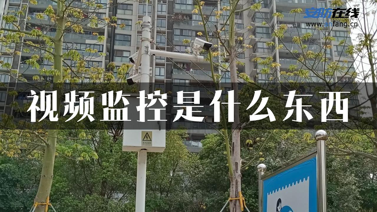 视频监控是什么东西