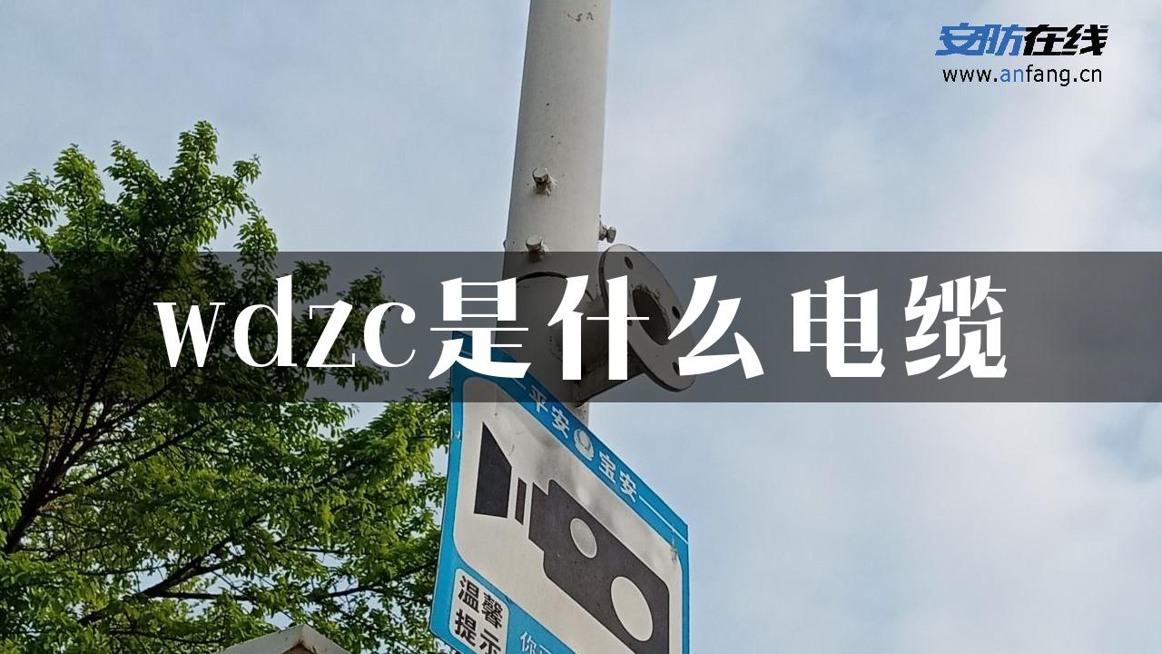 wdzc是什么电缆