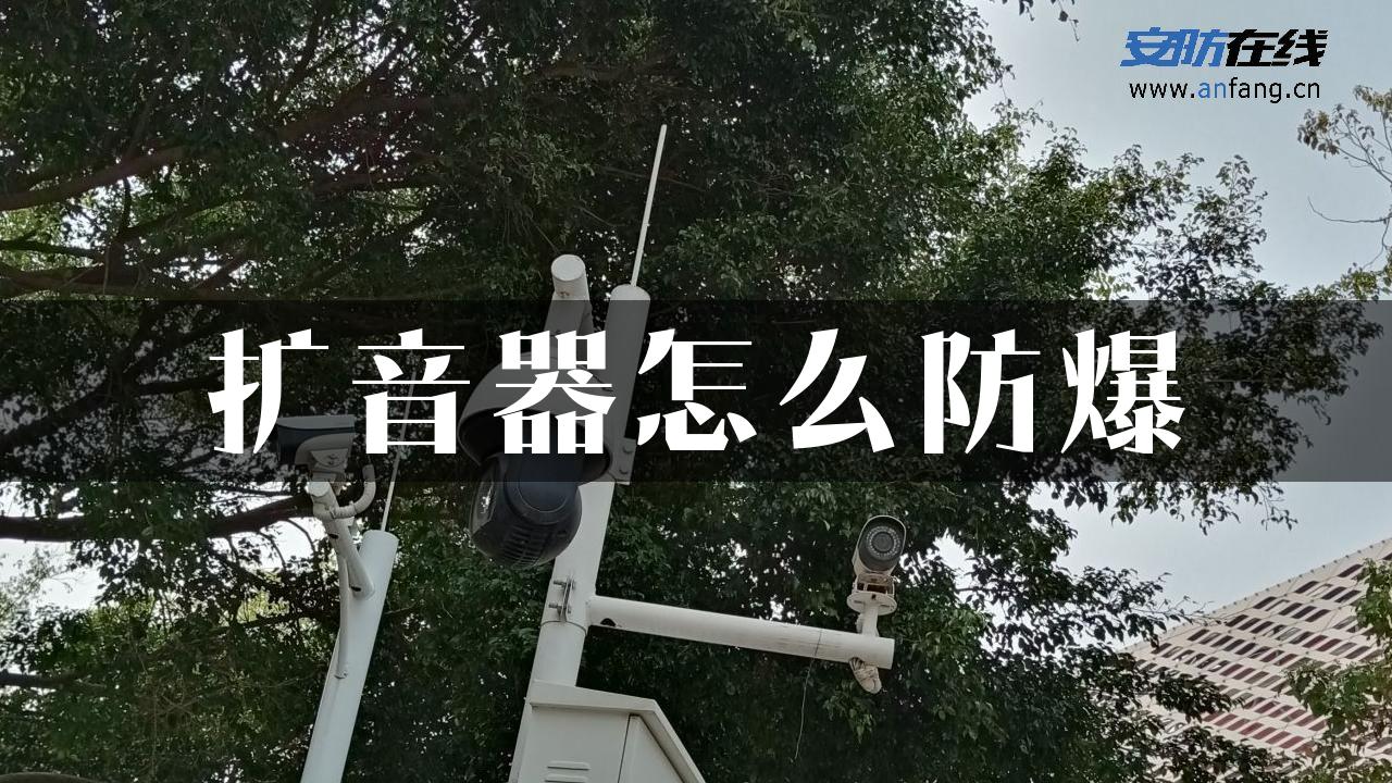 扩音器怎么防爆