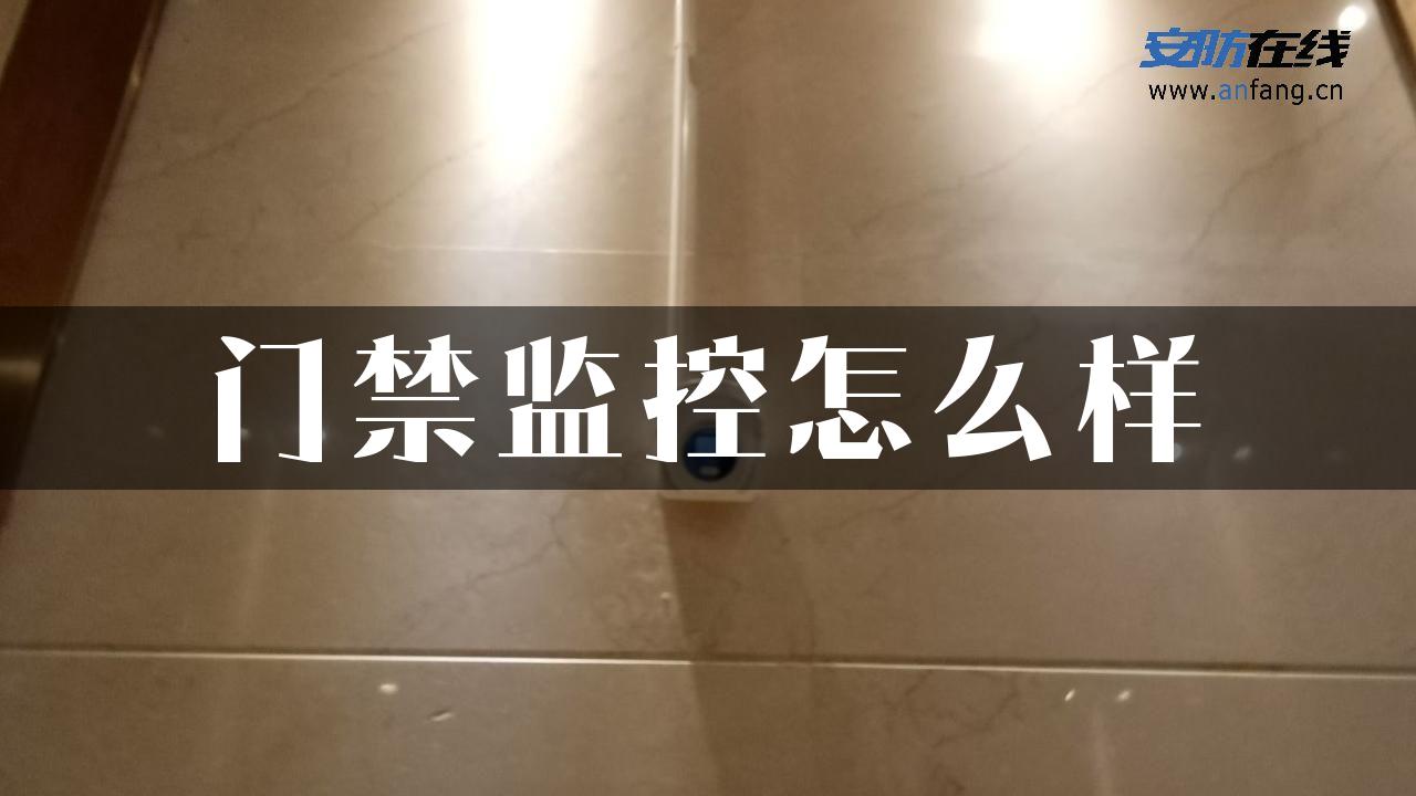 门禁监控怎么样