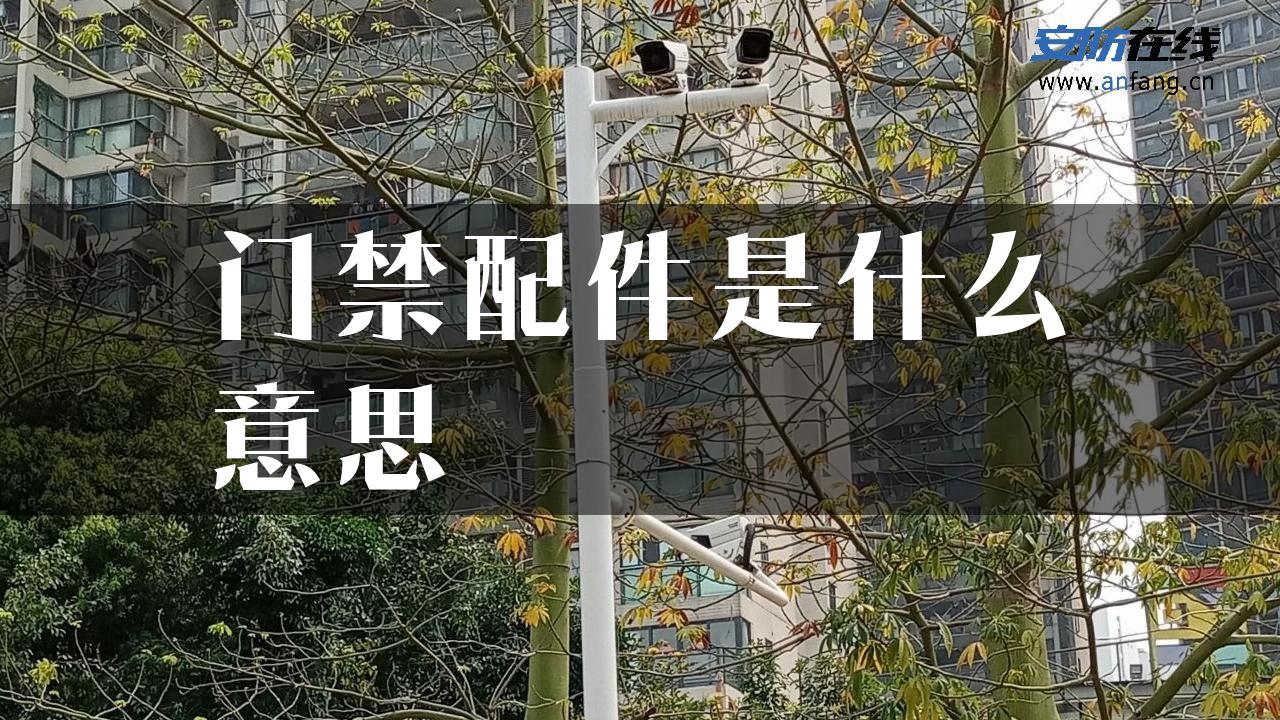 门禁配件是什么意思