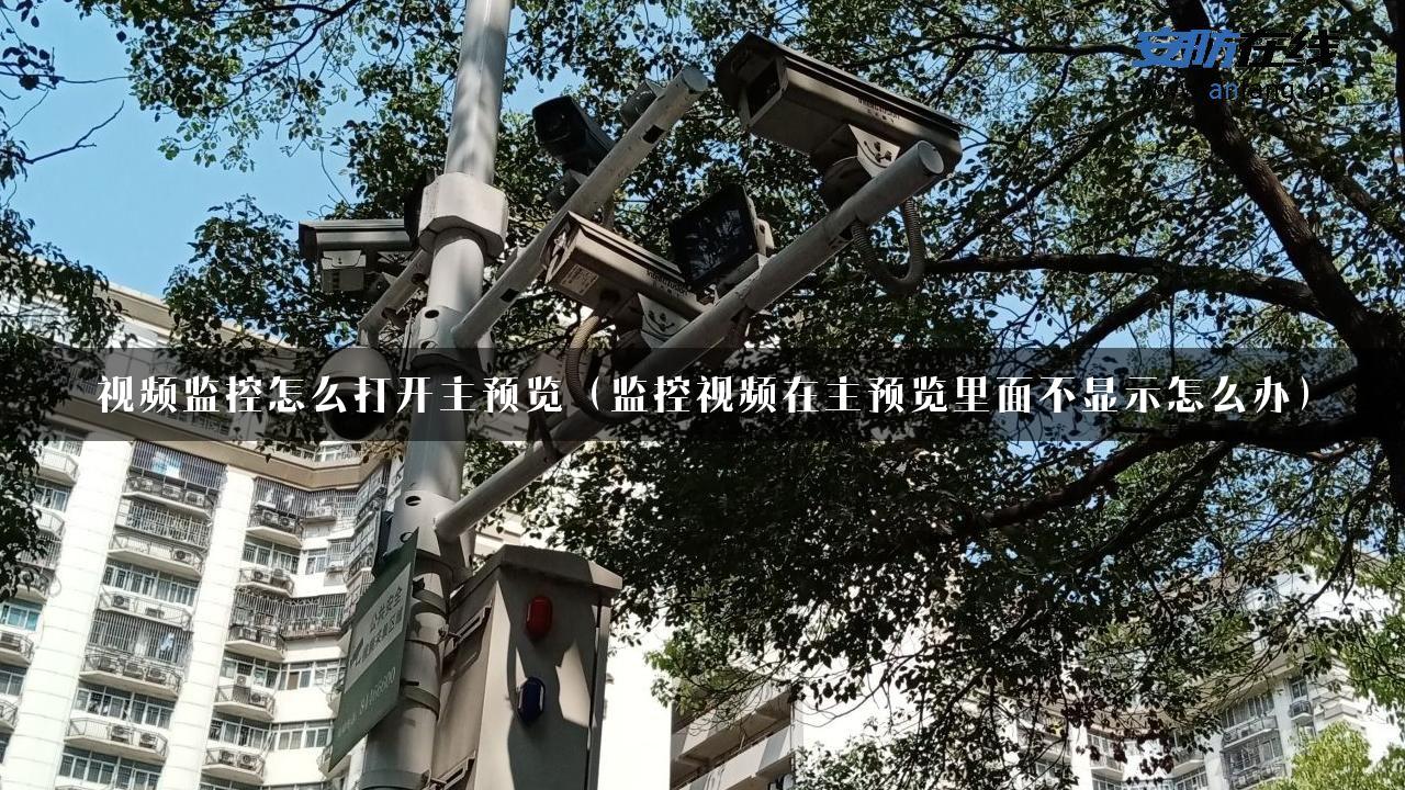 视频监控怎么打开主预览（监控视频在主预览里面不显示怎么办）