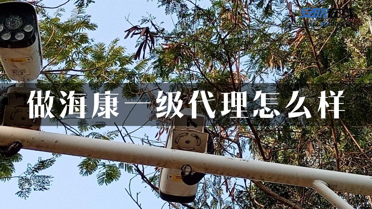 做海康一级代理怎么样