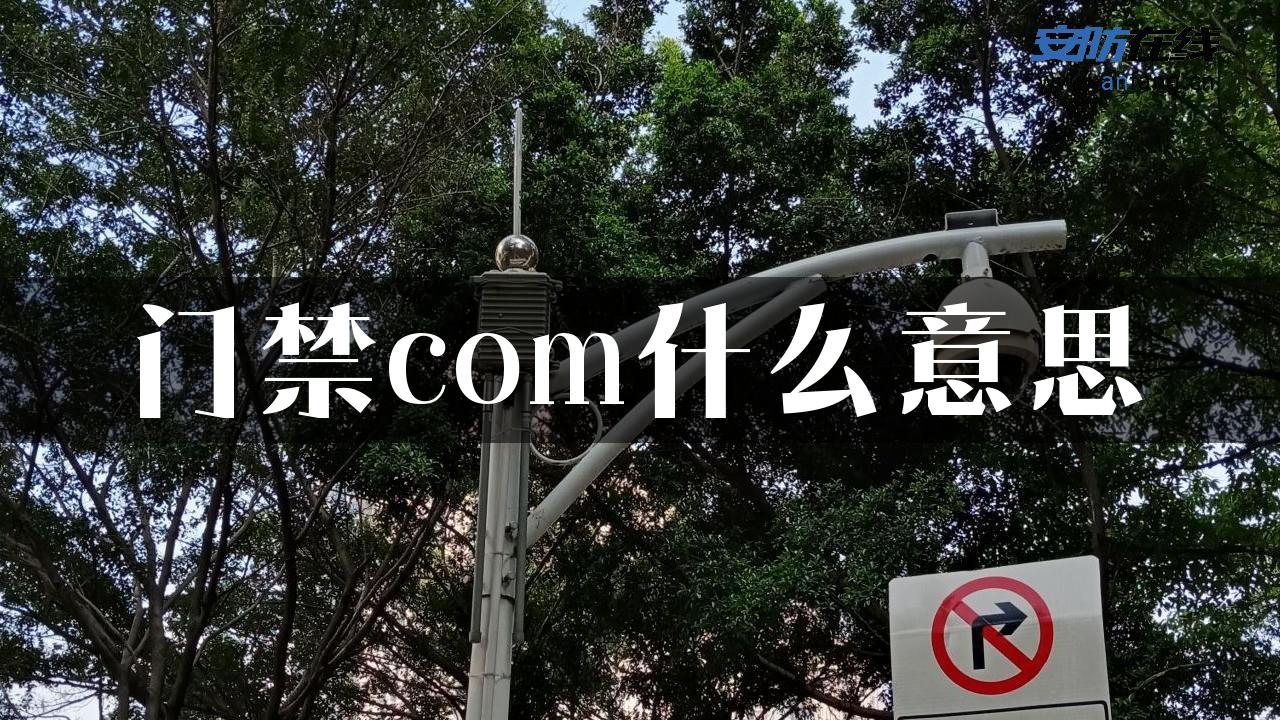 门禁com什么意思