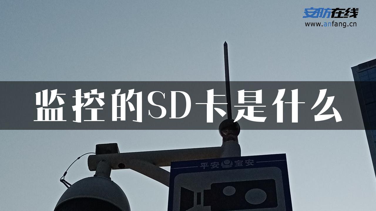 监控的SD卡是什么