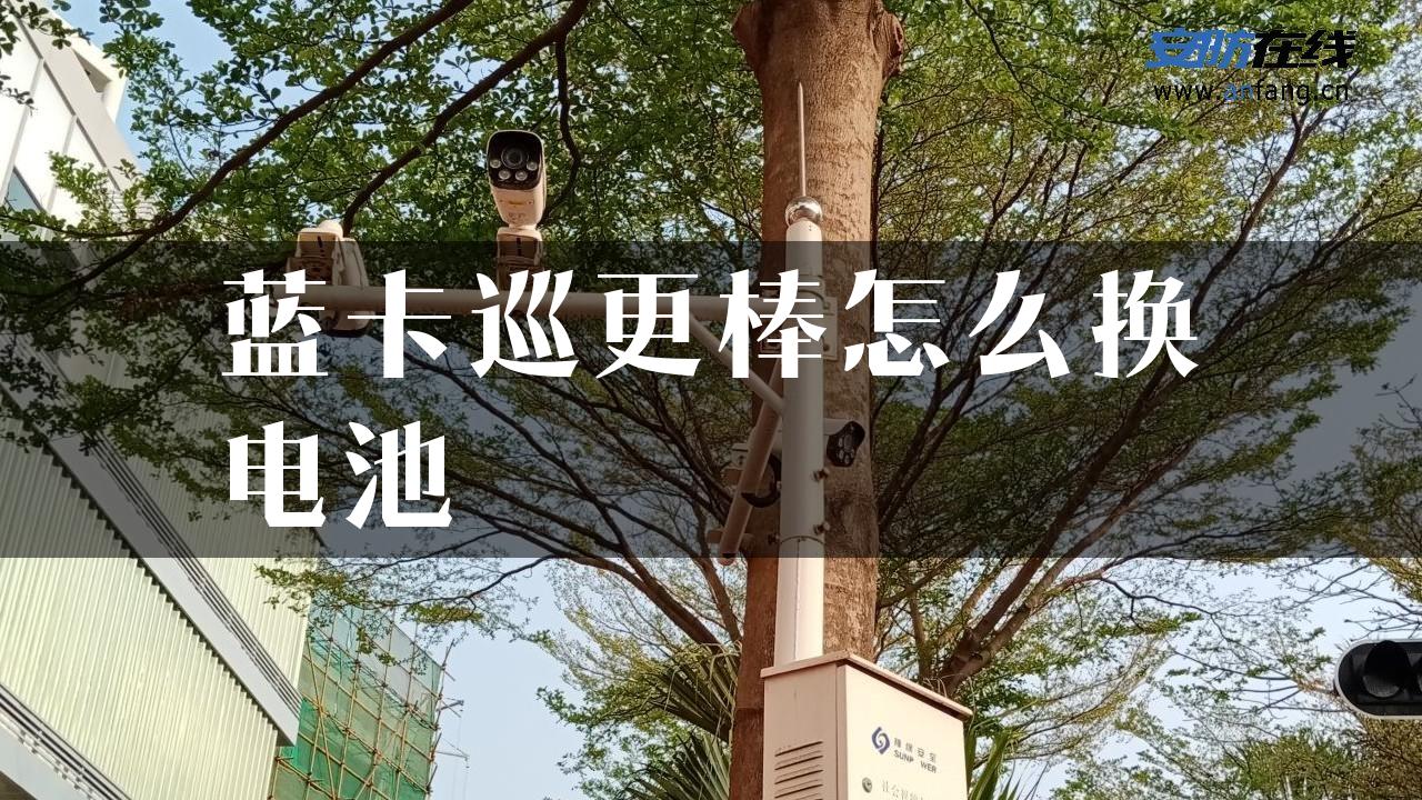 蓝卡巡更棒怎么换电池