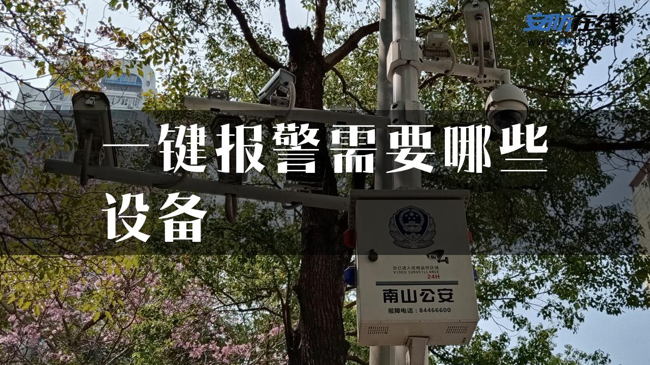 一键报警需要哪些设备