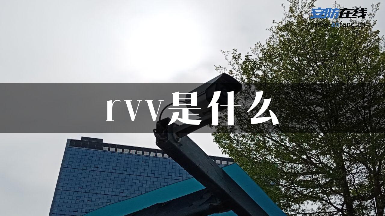 rvv是什么