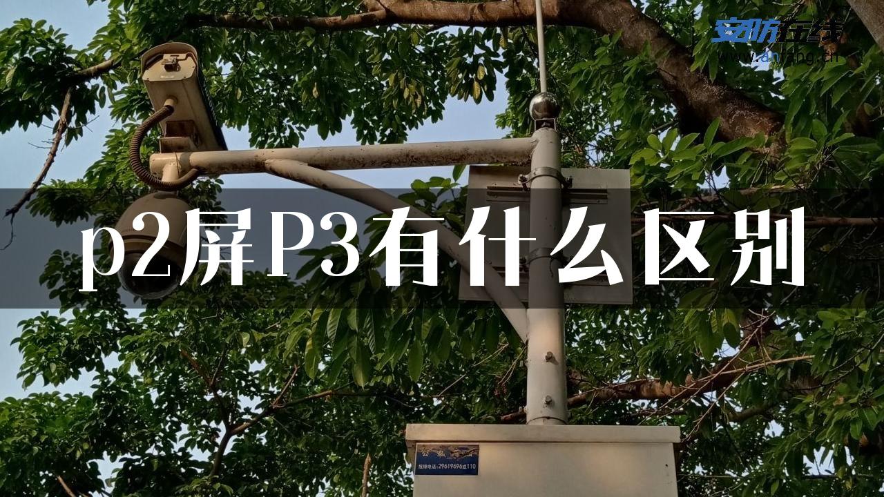 p2屏P3有什么区别