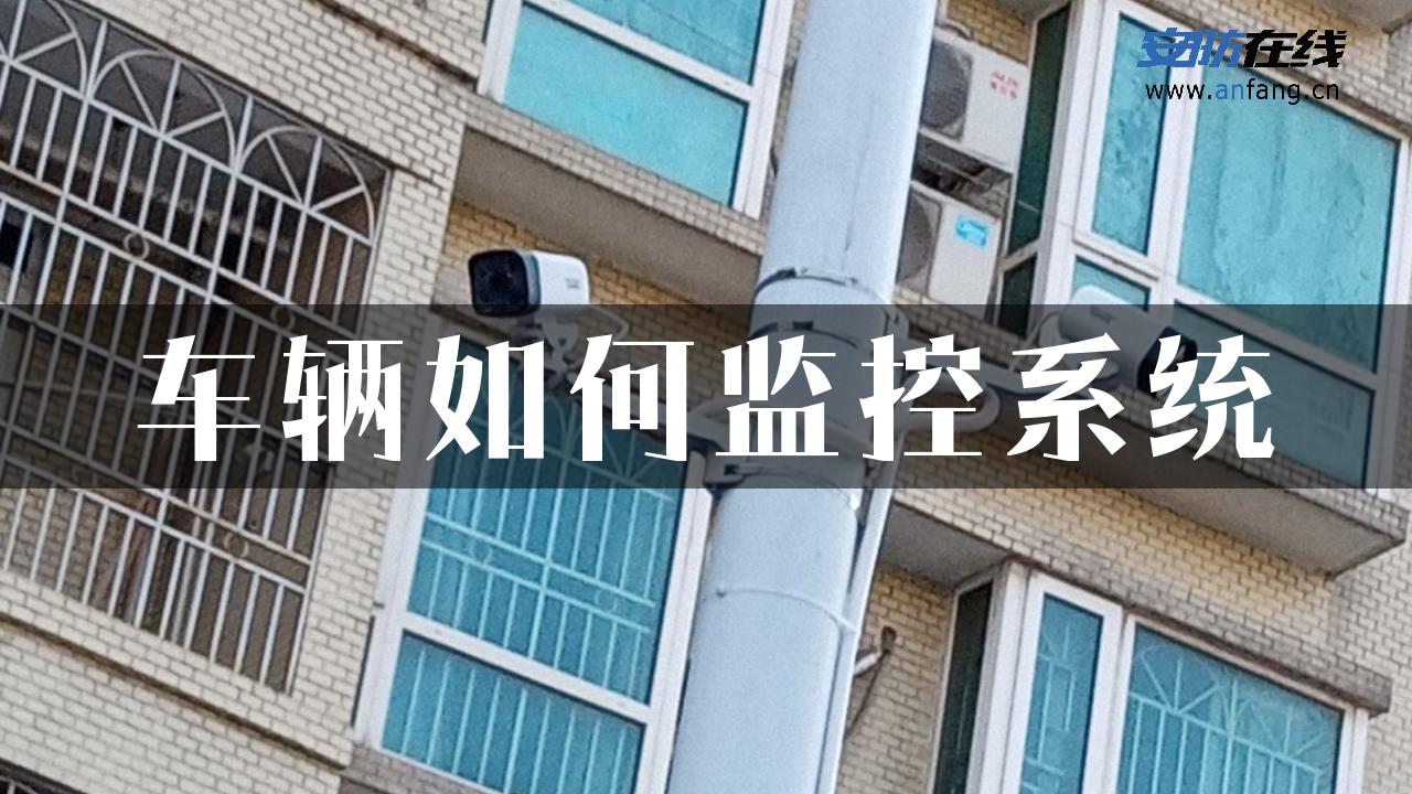 车辆如何监控系统