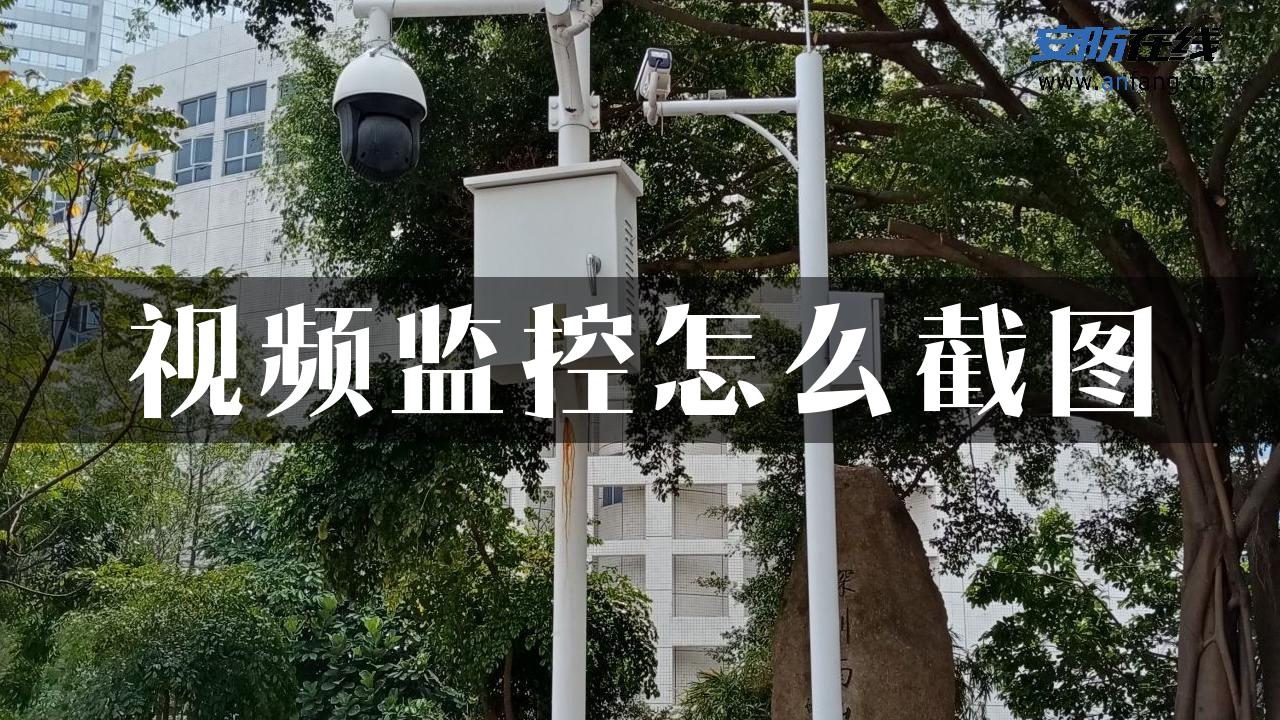 视频监控怎么截图