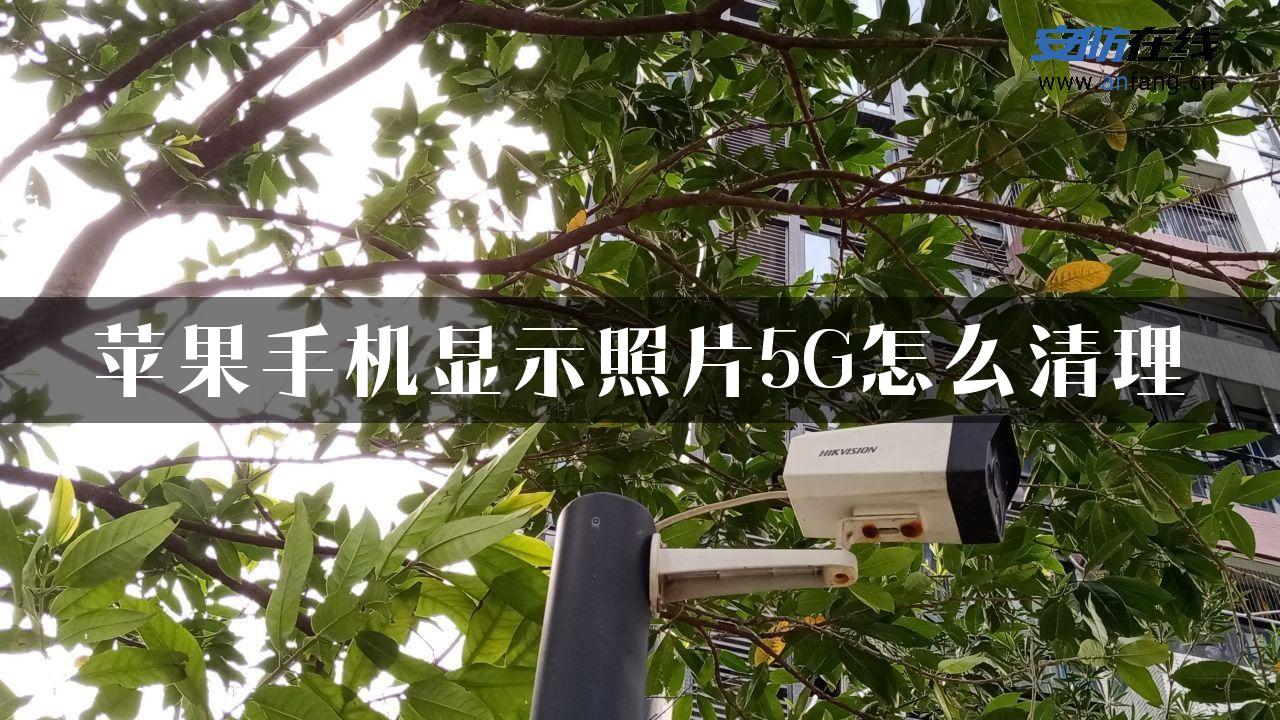 苹果手机显示照片5G怎么清理