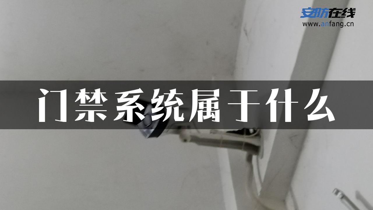 门禁系统属于什么