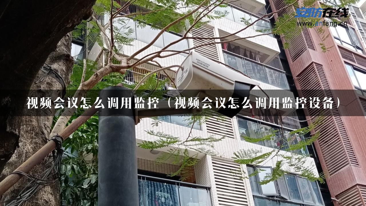 视频会议怎么调用监控（视频会议怎么调用监控设备）