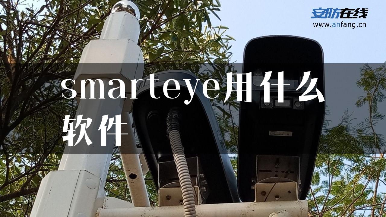 smarteye用什么软件