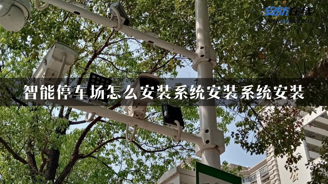 智能停车场怎么安装系统安装系统安装