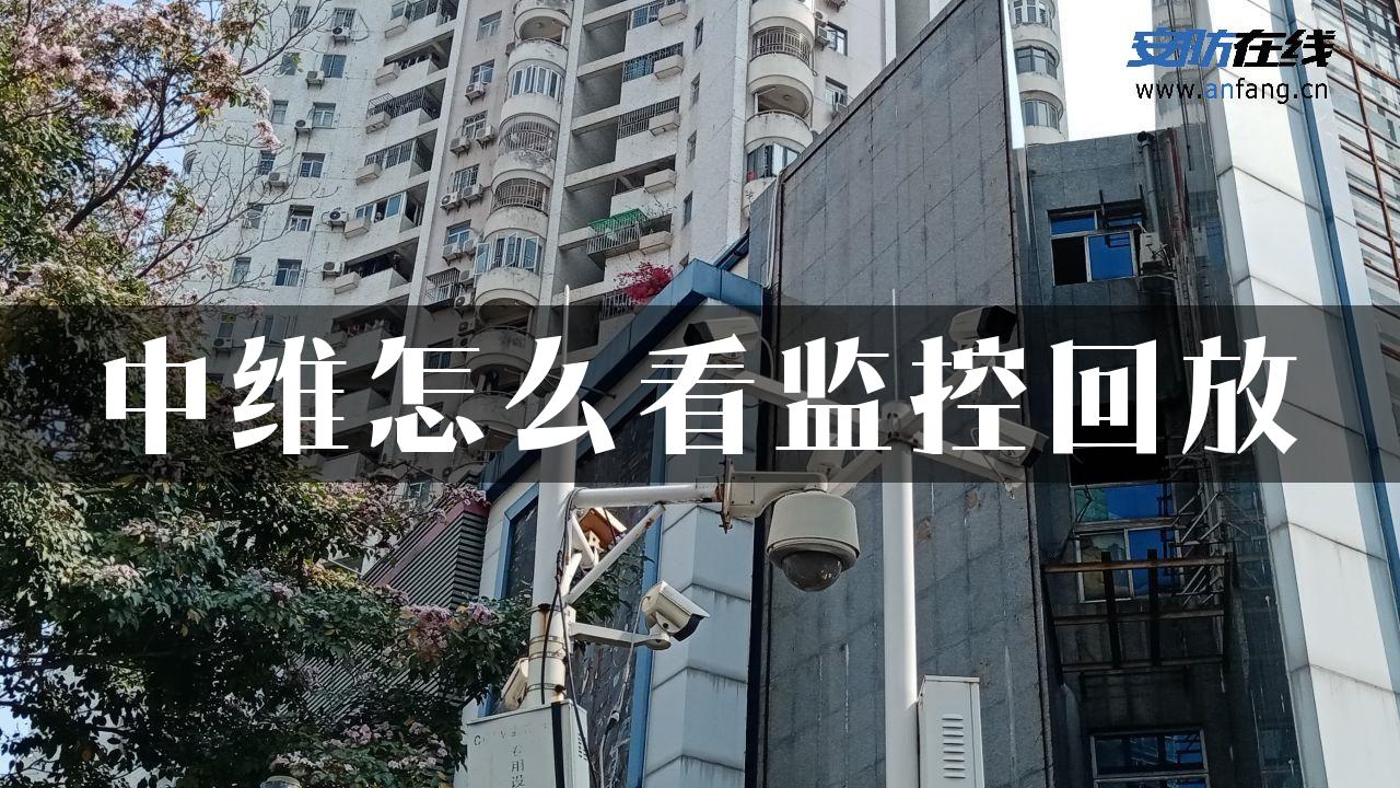 中维怎么看监控回放