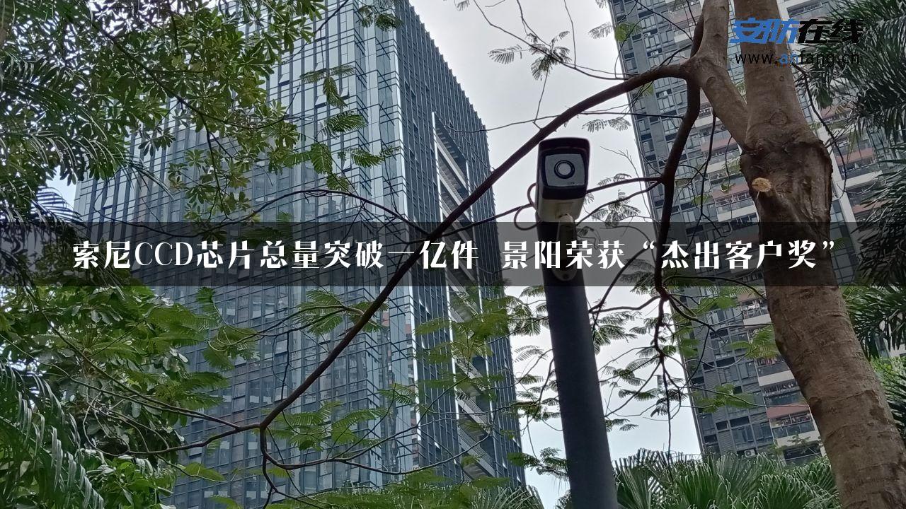 索尼CCD芯片总量突破一亿件 景阳荣获“杰出客户奖”