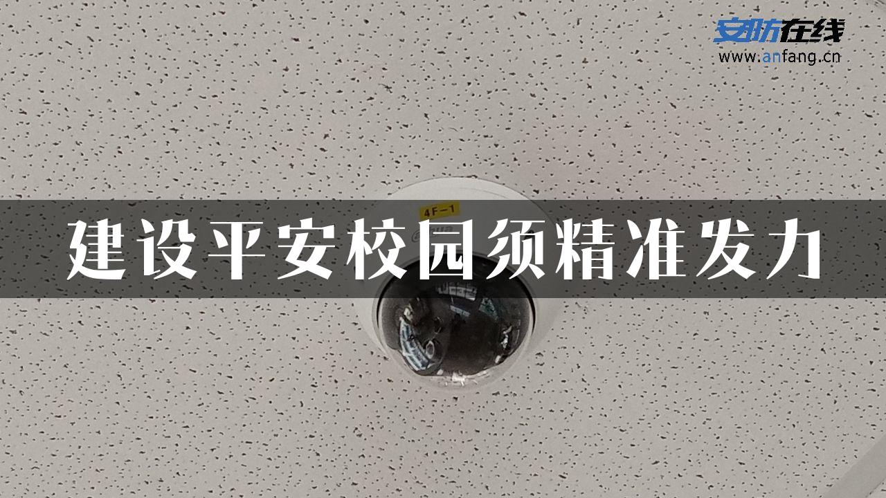 建设平安校园须精准发力