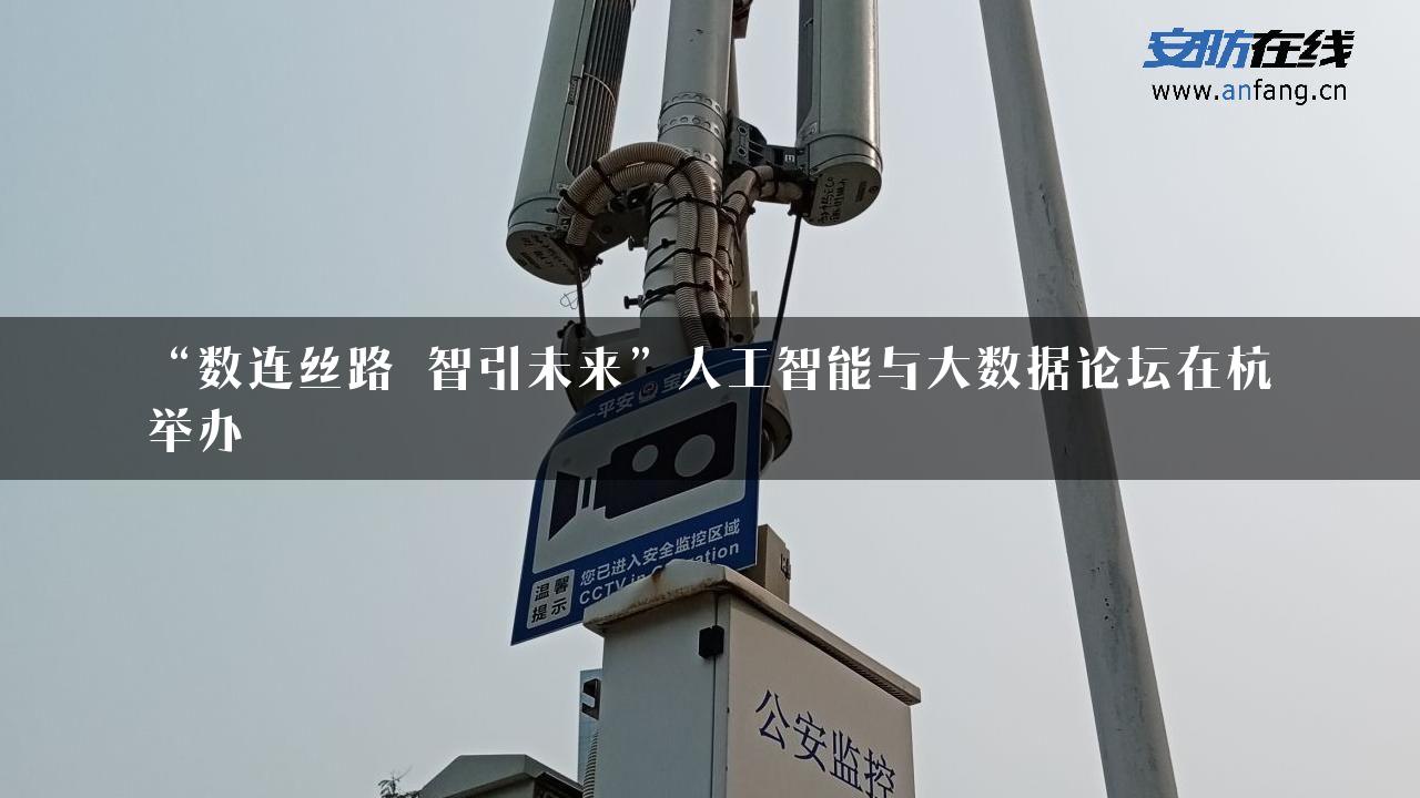 “数连丝路 智引未来”人工智能与大数据论坛在杭举办