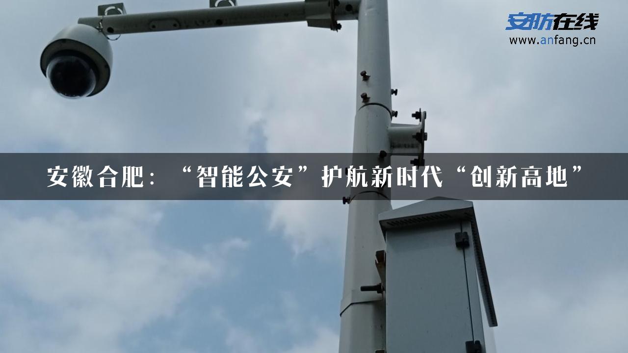 安徽合肥：“智能公安”护航新时代“创新高地”