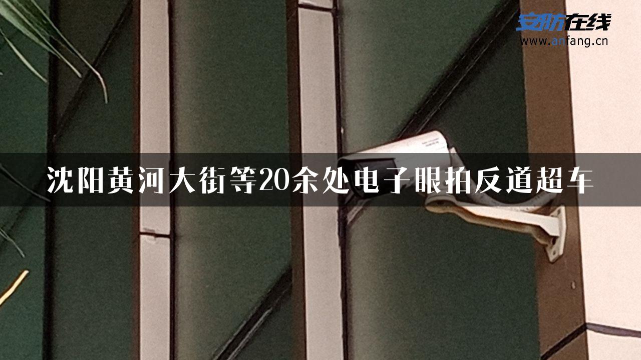 沈阳黄河大街等20余处电子眼拍反道超车