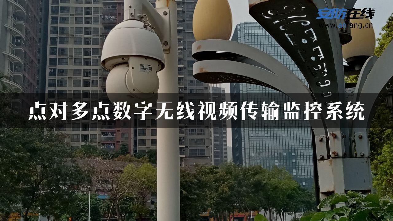 点对多点数字无线视频传输监控系统